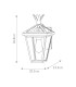 Palma 1 Light Small Outdoor Wall Lantern Burnished Bronze IP44-2