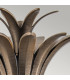 Plantation 1 Light Medium Outdoor Wall Lantern Burnished Bronze IP44-3