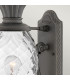 Plantation 1 Light Medium Outdoor Wall Lantern Museum Black IP44-4