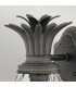 Plantation 1 Light Small Outdoor Wall Lantern Museum Black IP44-3