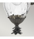 Plantation 1 Light Small Outdoor Wall Lantern Museum Black IP44-4