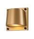 Scout 1 Light Small Outdoor Wall Light Painted Heritage Brass IP44-1