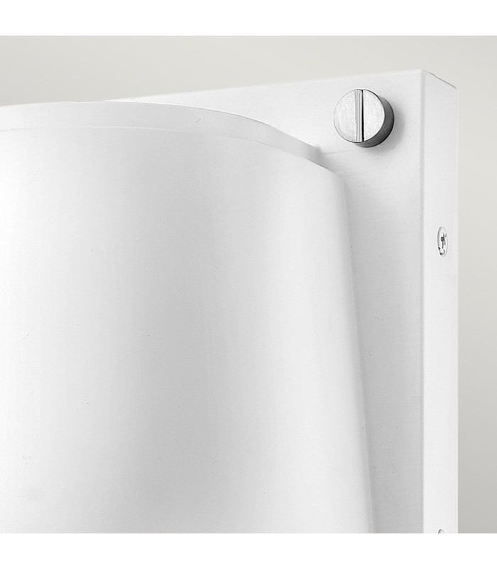 Scout 1 Light Small Outdoor Wall Light Satin White IP44-3