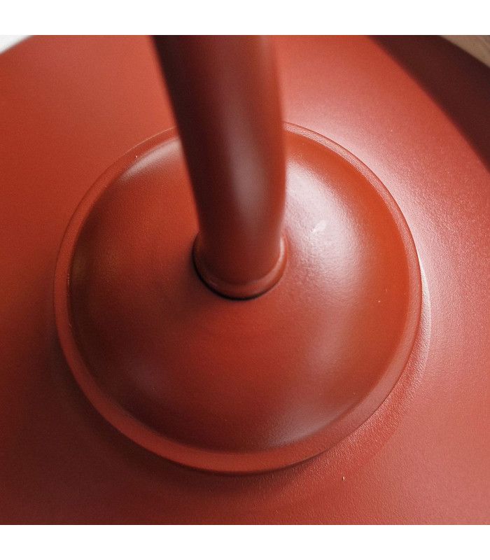 Klampenborg 1 Light Outdoor Wall Lantern Oxide Red IP44-3