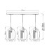 Asher 3 Light Pendant Rectangle Antique Pewter-2