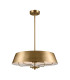 Luella 4 Light Duo-Mount Pendant Brushed Natural Brass-1