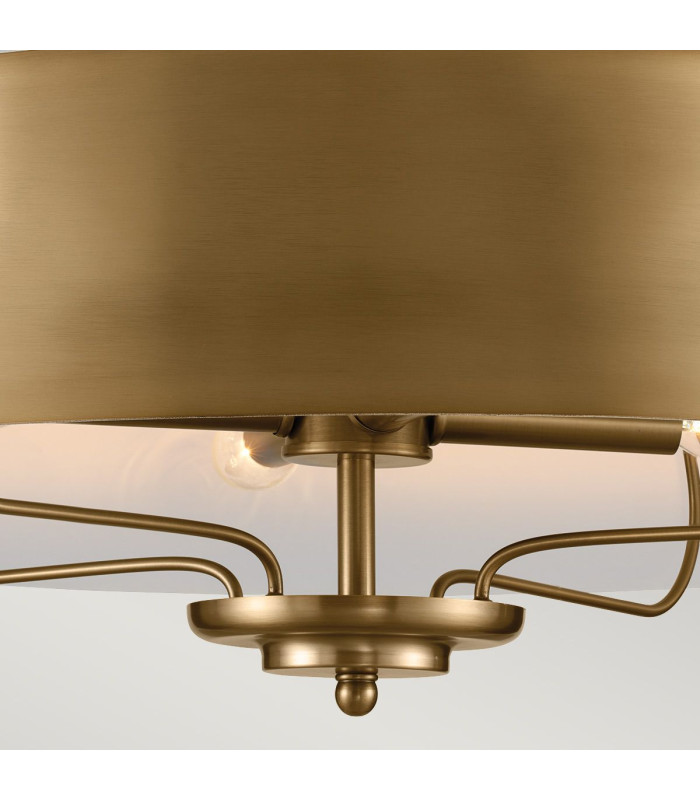 Luella 4 Light Duo-Mount Pendant Brushed Natural Brass-4