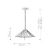 Alderley 2 Light Pendant Vintage Bronze-2