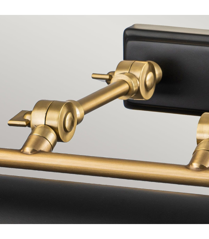 Winchfield 4 Light Large Picture Light Aged Brass & Matte Black-4