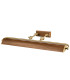 Winchfield 4 Light Large Picture Light Aged Brass & Oak Effect-1