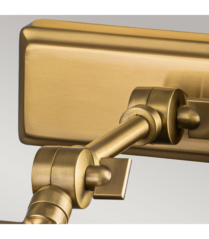 Winchfield 2 Light Medium Picture Light Aged Brass-4