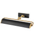 Winchfield 2 Light Medium Picture Light Aged Brass & Matte Black-1