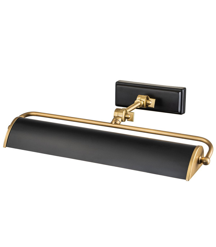 Winchfield 2 Light Medium Picture Light Aged Brass & Matte Black-1