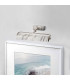 Winchfield 2 Light Medium Picture Light Polished Nickel & White Marble Effect-3