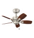 Canfield 76cm Pull Chain Ceiling Fan Brushed Nickel-1