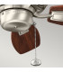 Canfield 76cm Pull Chain Ceiling Fan Brushed Nickel-4