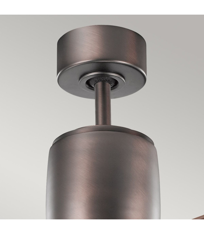 Ferron 152cm 2 Blade Ceiling Fan Oil Brushed Bronze Remote Control-3