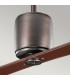 Ferron 152cm 2 Blade Ceiling Fan Oil Brushed Bronze Remote Control-4