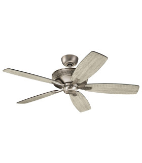 Monarch II 132cm Ceiling Fan Burnished Antique Pewter Remote Control-1