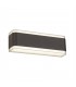 Integrated LED 2 Light Outdoor Wall Light Dark Grey IP44 - 1