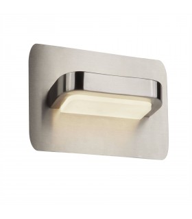 Integrated LED 1 Light Wall Satin Nickel, Frosted, White - 1