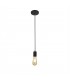 1 Light Pendant Matt Black, E27 - 1