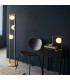 Teo Multi Arm Floor Lamp Brushed Gold Finish Gloss Opal Glass 3x G9-4