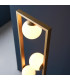 Teo Multi Arm Floor Lamp Brushed Gold Finish Gloss Opal Glass 3x G9-5