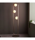 Enzo Multi Arm Floor Lamp Brushed Silver Finish Gloss Opal Glass 3x G9-3