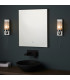 Edrea Bathroom Wall Lamp Chrome Plate Frosted Glass 1x G9-5