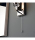 Edrea Bathroom Wall Lamp Chrome Plate Frosted Glass 1x G9-7