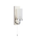 Edrea Bathroom Wall Lamp Chrome Plate Frosted Glass 1x G9-8