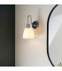 Piper Bathroom Wall Lamp Chrome Plate Gloss Opal Glass 1x E27-4