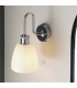 Piper Bathroom Wall Lamp Chrome Plate Gloss Opal Glass 1x E27-6