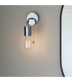 Modern Bathroom Wall Lamp Chrome Plate 1x E27-2