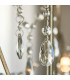 Berkley Chandeliers Aged Silver Paint Clear Cut Glass 3x E14-8