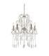 Berkley Chandeliers Aged Silver Paint Clear Cut Glass 5x E14-1