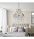 Berkley Chandeliers Aged Silver Paint Clear Cut Glass 5x E14-4
