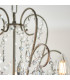 Berkley Chandeliers Aged Silver Paint Clear Cut Glass 5x E14-7