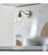 Hansen Dome Wall Lamp Bright Nickel Plate Clear Glass 1x E14-6