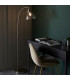Hansen Task Floor Lamp Bright Nickel Plate Clear Glass 1x E27-4