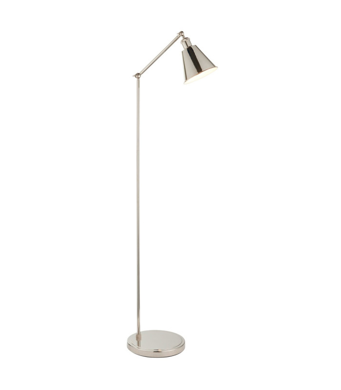 Hal Task Floor Lamp Bright Nickel Plate 1x E27-1