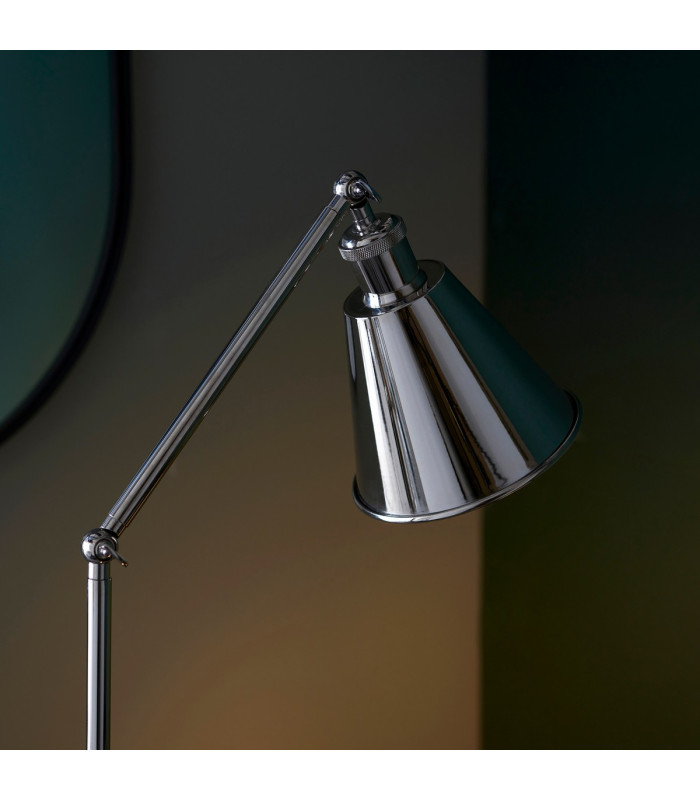 Hal Task Floor Lamp Bright Nickel Plate 1x E27-5