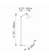 Hal Task Floor Lamp Bright Nickel Plate 1x E27-9