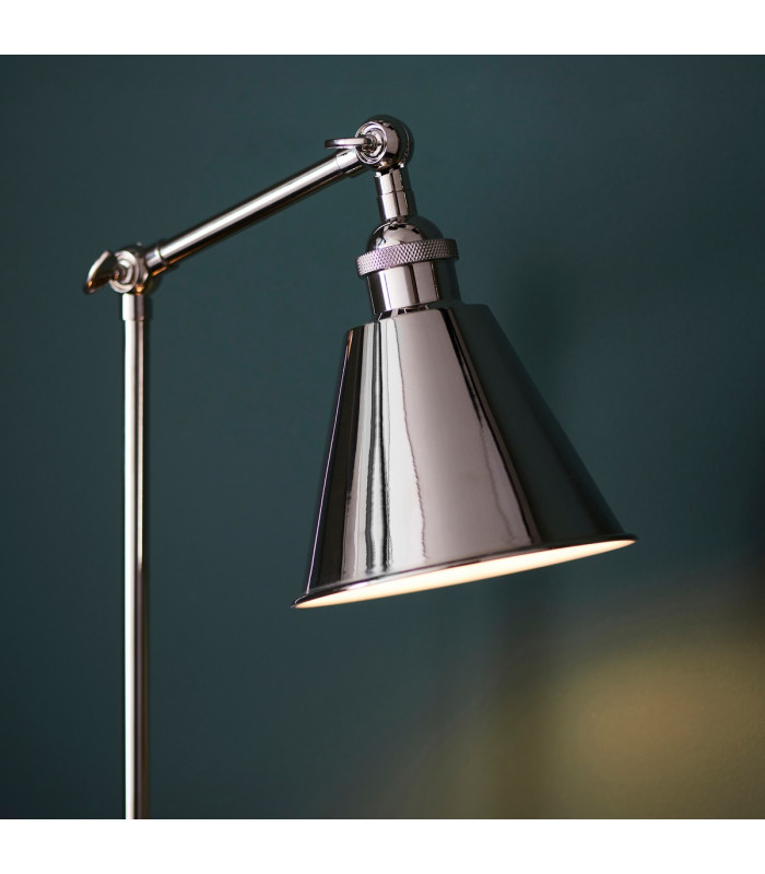 Hal Desk Task Lamp Bright Nickel Plate 1x E14-5
