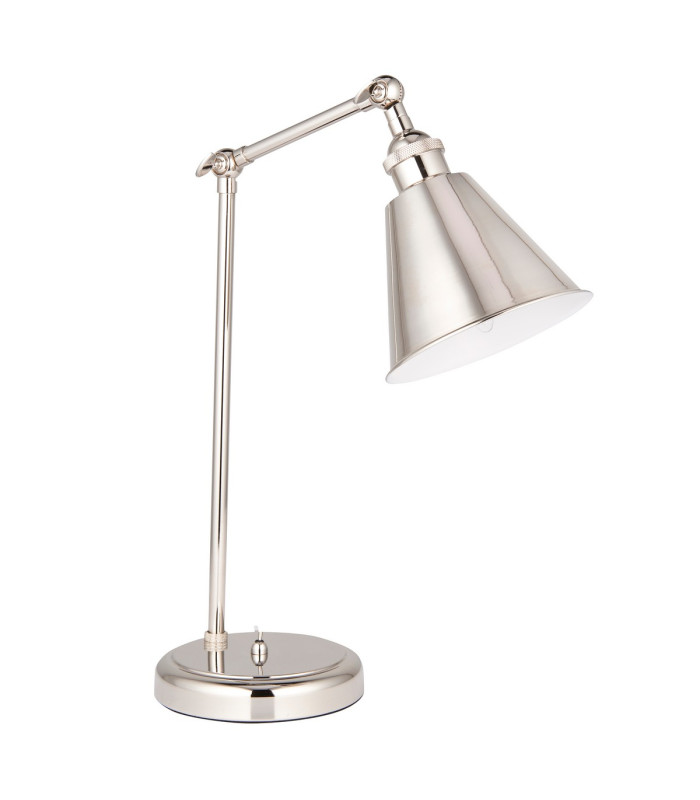 Hal Desk Task Lamp Bright Nickel Plate 1x E14-9