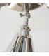 Hal Multi Arm Semi Flush Ceiling Lamp Bright Nickel Plate 3x E14-5