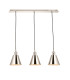 Hal Ceiling Spotlight Bar Bright Nickel Plate 3x E27-1
