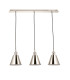 Hal Ceiling Spotlight Bar Bright Nickel Plate 3x E27-7