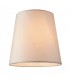 1 Light Shade Vintage White Silk, Gloss White Paint, E14 - 1